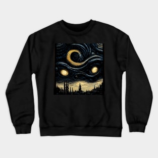 HR Giger Starry Starry Night Crewneck Sweatshirt